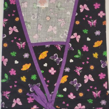 Butterfly Garden Scrub Top