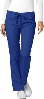 Drawstring Straight Leg Scrub Pants. ALL SALES ARE FINAL- RUNS BIG