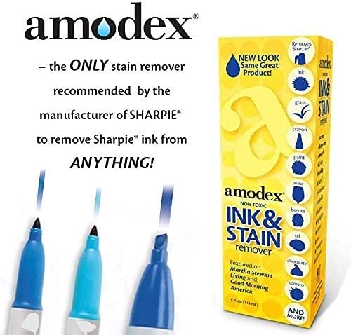Amodex Ink & Stain Remover-  4 oz Bottle - A & K scrubs and more,LLC