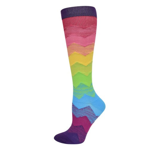 Ombre Chevron Fashion Socks - A & K scrubs and more,LLC