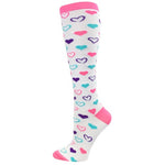 Ultra" Heart Fashion Compression Socks - A & K scrubs and more,LLC