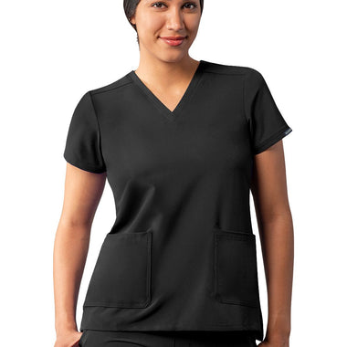 Women's Modern V-Neck Top - A & K scrubs and more,LLC