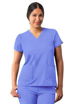 Adar Addition Women's Modern V-Neck Top - A & K scrubs and more,LLC