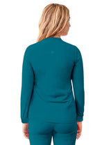 Women's Bomber Zipped Jacket - A & K scrubs and more,LLC