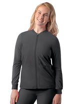 Women's Addition Bomber Zipped Jacket - A & K scrubs and more,LLC