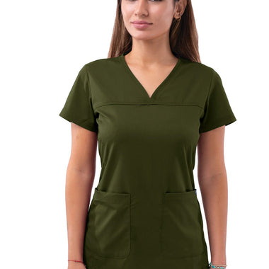 ADAR Women’s Sweetheart V-neck Scrub Top  ****SPRING COLLECTION**** - A & K scrubs and more,LLC