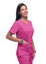 Adar Pro Women's Elevated V-neck Scrub Top - A & K scrubs and more,LLC