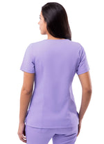 Adar Pro Women's Elevated V-neck Scrub Top - A & K scrubs and more,LLC