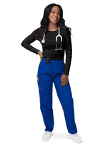 Women's Long Sleeve Comfort Underscrub Tee - A & K scrubs and more,LLC