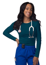 Women's Long Sleeve Comfort Underscrub Tee - A & K scrubs and more,LLC