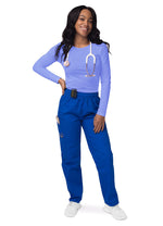 Women's Long Sleeve Comfort Underscrub Tee - A & K scrubs and more,LLC