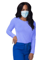 Women's Long Sleeve Comfort Underscrub Tee - A & K scrubs and more,LLC