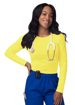 Women's Long Sleeve Comfort Underscrub Tee - A & K scrubs and more,LLC