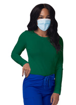 Women's Long Sleeve Comfort Underscrub Tee - A & K scrubs and more,LLC