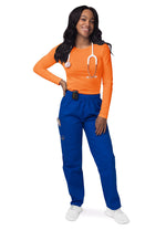 Women's Long Sleeve Comfort Underscrub Tee - A & K scrubs and more,LLC