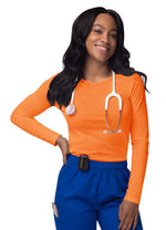 Women's Long Sleeve Comfort Underscrub Tee - A & K scrubs and more,LLC