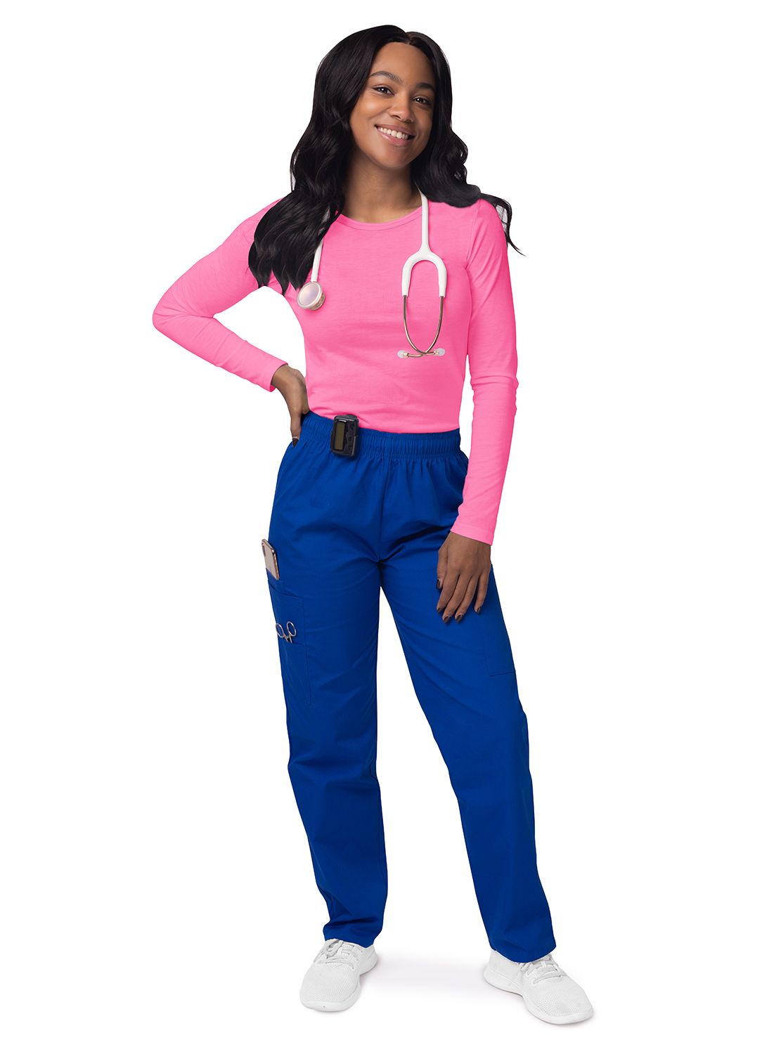 Women's Long Sleeve Comfort Underscrub Tee - A & K scrubs and more,LLC