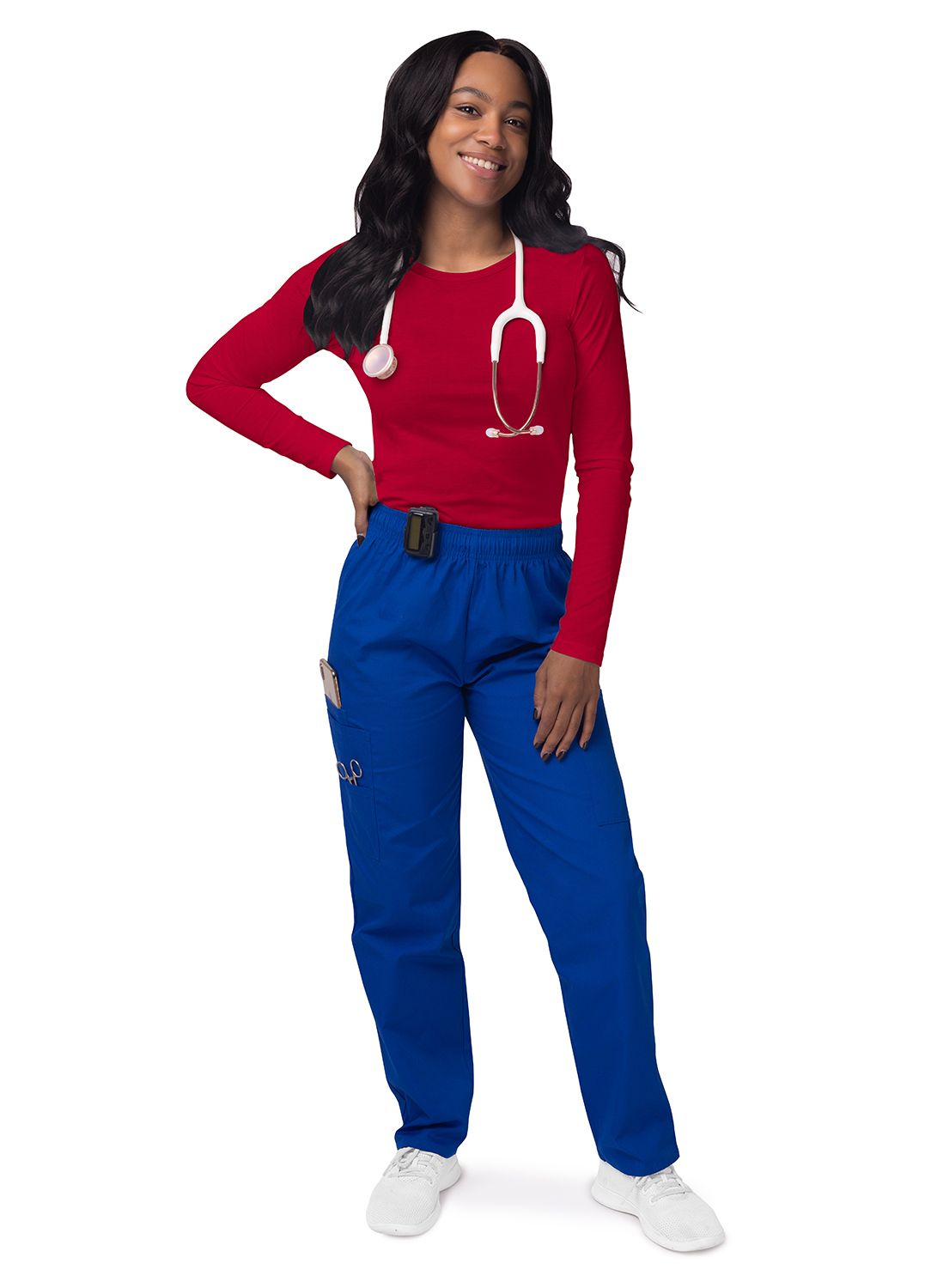 Women's Long Sleeve Comfort Underscrub Tee - A & K scrubs and more,LLC