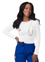 Women's Long Sleeve Comfort Underscrub Tee - A & K scrubs and more,LLC
