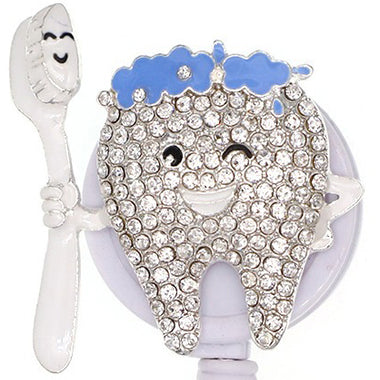 Tooth Fairy -Dazzle Retractable Badge Reel - A & K scrubs and more,LLC