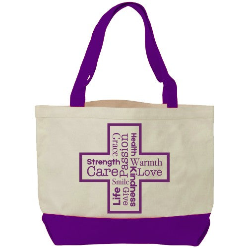 Canvas Care Tote Bag - A & K scrubs and more,LLC